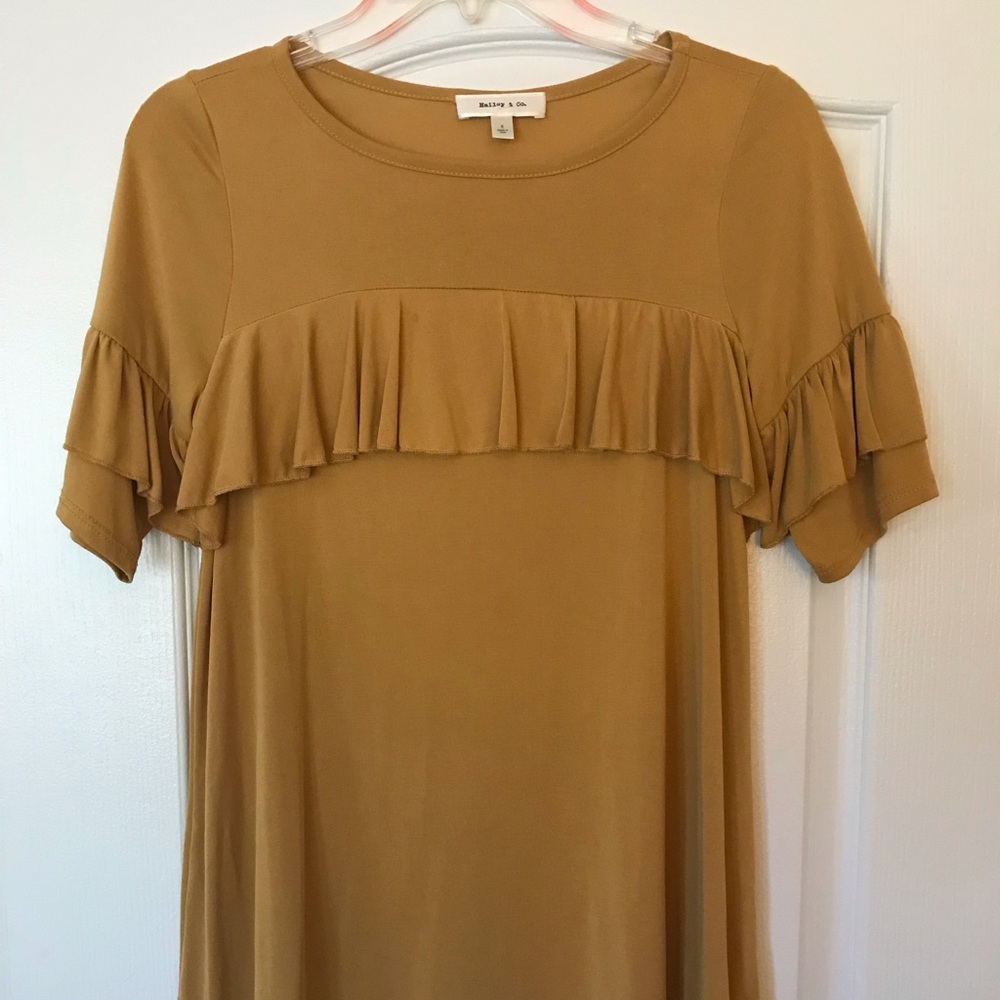 Hailey & Co. Mustard Blouse